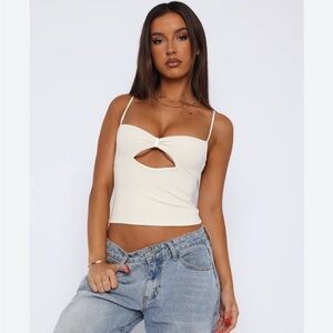 White Fox Used to be Young Top Off White